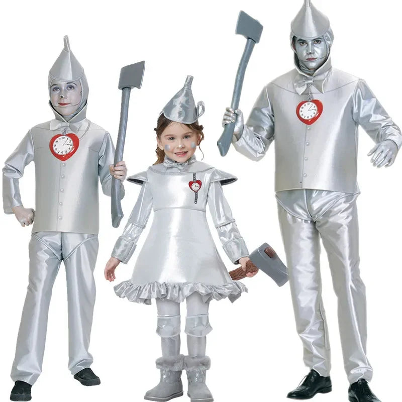 Tin Man Cosplay Costume – Parent & Child / Adult Iron Man Outfit