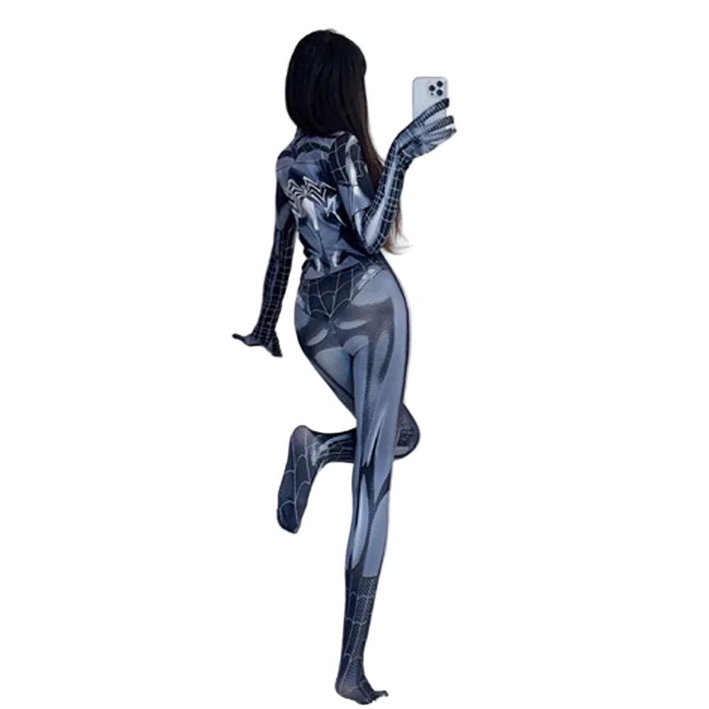 Women’s Spider-Man Cosplay Bodysuit – Avengers & Venom Inspired
