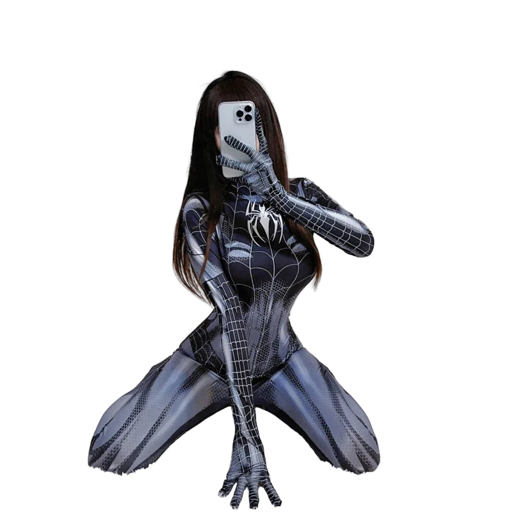 Women’s Spider-Man Cosplay Bodysuit – Avengers & Venom Inspired