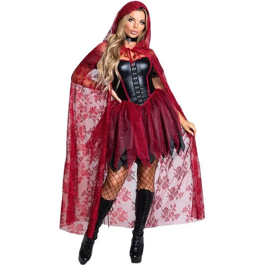 Women’s Little Red Riding Hood Costume – Dress & Cape
