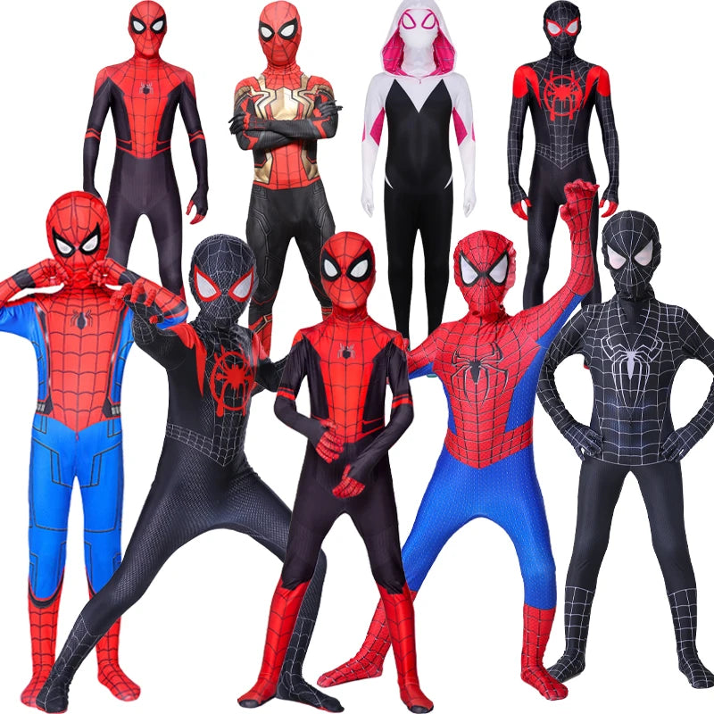 Kids Spider-Man Costume – Miles Morales Superhero Outfit