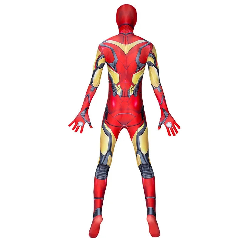 Iron Man Costume – 3D Bodysuit Jumpsuit Adult/Kids