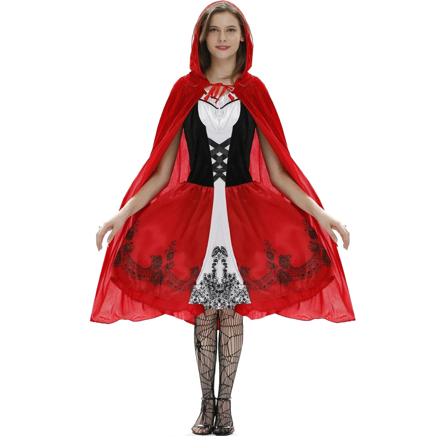 Women’s Little Red Riding Hood Costume – Dress & Cape