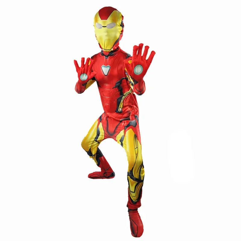 Iron Man Costume – 3D Bodysuit Jumpsuit Adult/Kids