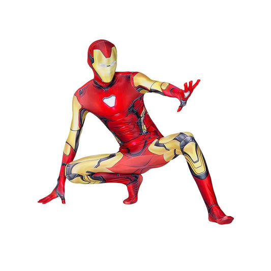Iron Man Costume – 3D Bodysuit Jumpsuit Adult/Kids