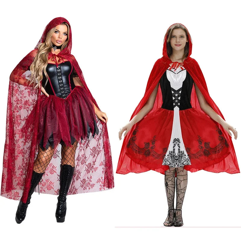 Women’s Little Red Riding Hood Costume – Dress & Cape