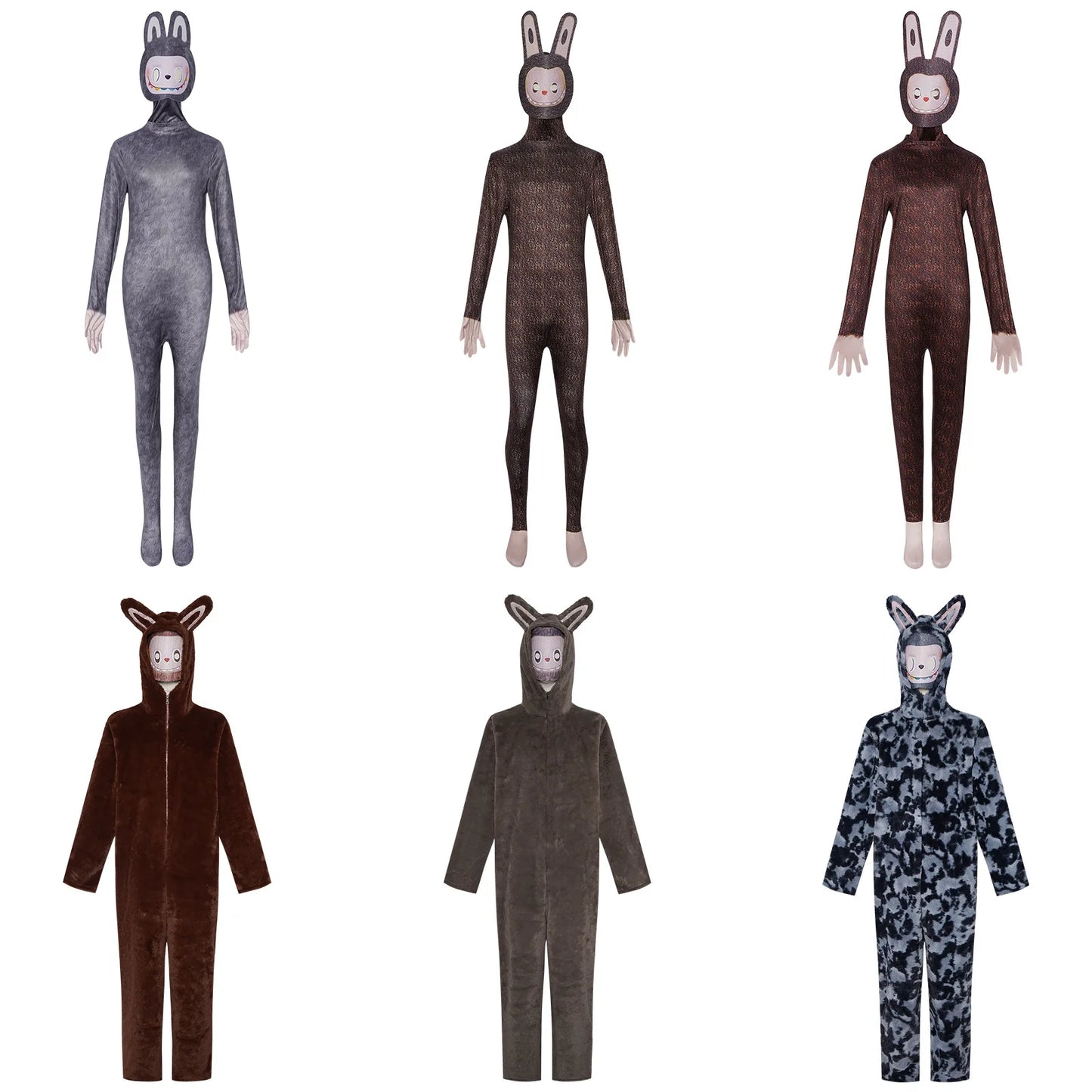 Labubu Cosplay Jumpsuit – Unisex Costume for Adults & Kids